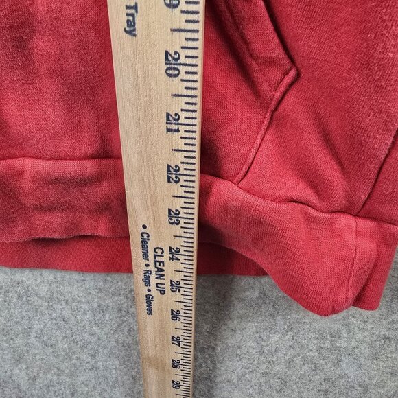 Under Armour Youth X-Large Red Hoodie With Kangaroo Pocket & American Flag Logo - Picture 6 of 6